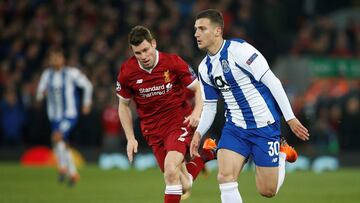 Diogo Dalot, con la camiseta del Oporto.