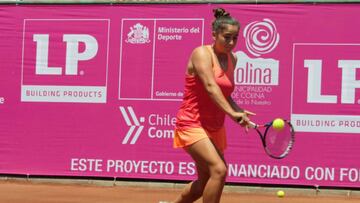Bárbara Gatica fue eliminada en semifinales de la Copa LP