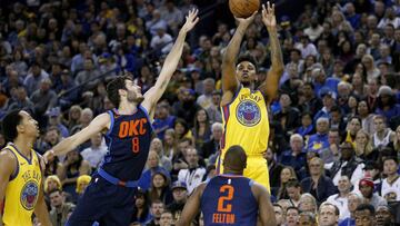 Los Warriors ganan a la tercera a los Thunder y el resto de la jornada NBA