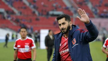 El meta de los azules se refirió al duro momento que vive en Universidad de Chile. Volvió a criticar al uruguayo y señaló que espera cumplir su contrato de la mejor forma.