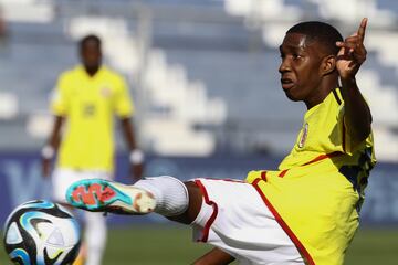 Imágenes del partido entre Colombia y Eslovaquia por los octavos de final del Mundial Sub 20 en el estadio San Juan del Bicentenario.