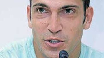 <b>CUÉLLAR</b>. Mañana será titular, por tercera semana consecutiva, ante el Athletic Club