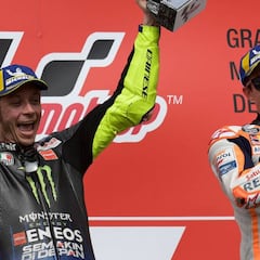 Márquez: "Yo nunca he tenido ningún problema con Rossi"