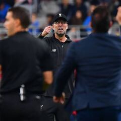 Mohamed discutió con Klopp en el Rayados vs Liverpool