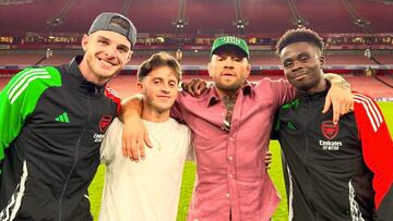 Connor McGregor sorprende a Bukayo Saka con movimientos a lo UFC