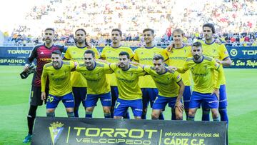 Once del Cádiz.