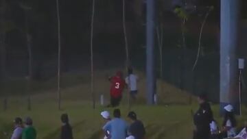 Señor se vuelve viral al derribar a niño por ir a recoger una pelota de home run en el béisbol de México