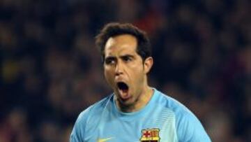 Claudio Bravo es el portero menos goleado de la Liga