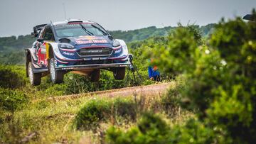 Ogier: primer líder en Cerdeña