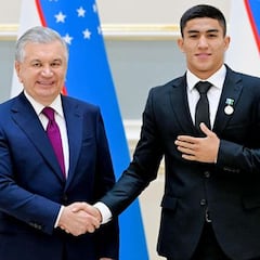 Asadkhuja Muydinkhujaev, rival uzbeko de Marco Alonso Verde por el oro olímpico