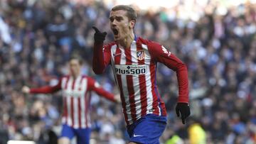 Griezmann marcó en el último derbi de Liga.