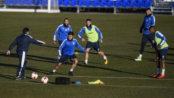 Entrenamiento del Leganés.