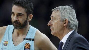 Svetislav Pesic, entrenador del Barcelona.