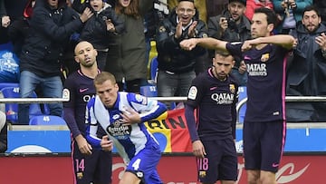 &Aacute;lex Berganti&ntilde;os guarda algunos de sus mejores recuerdos con el Deportivo jugando contra el Barcelona.