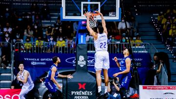 Walter Tavares machaca en el MoraBanc Andorra-Real Madrid.