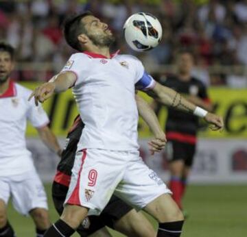 Negredo, jugador del Sevilla.