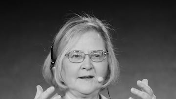 Elizabeth Blackburn attends the 'Presente y Futuro de la Investigación del Cancer' event on September 24, 2018 in Madrid, Spain (Photo by Oscar Gonzalez/NurPhoto via Getty Images)