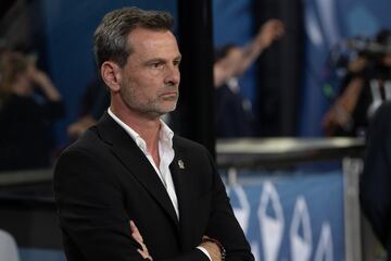 Diego Cocca during his penultimate match as Mexico coach, a 3-0 CONCACAF Nations League defeat to the USMNT.