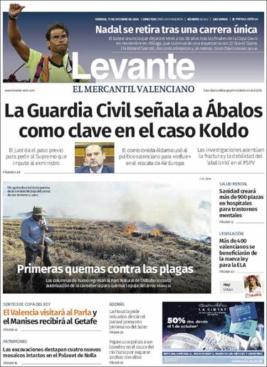 Nadal se retira tras una carrera única