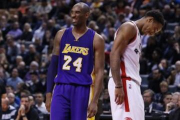 DeMar DeRozan y Kobe Bryant.