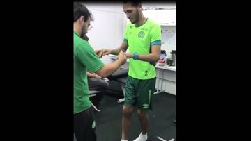 Neto, del Chapecoense, vuelve a vestirse de corto y caminar