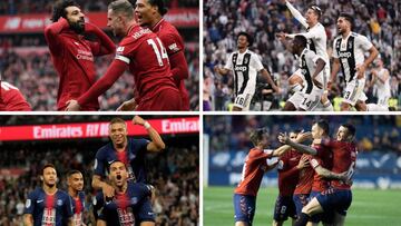 Liverpool, Juventus, PSG y Osasuna,equipos imbatidos en casa en sus competiciones dom&eacute;sticas.