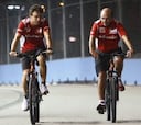 Fernando Alonso, Botín y un paseo en bicicleta por Singapur