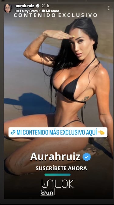 Aurah Ruiz aterriza en una red social al estilo OnlyFans: “Mi contenido más exclusivo aquí”