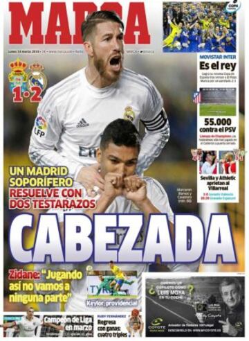 Portadas de la prensa mundial