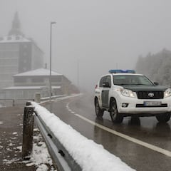 La nieve complica la circulación en España