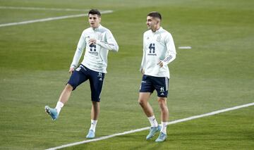 Álvaro Morata y Ferrán Torres.