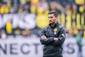 
Este mediocentro turco llegó al Dortmund los últimos seis meses de la temporada en la que llegaron a la final de la Champions después de etapas decepcionantes en el Madrid y el Liverpool. Nunca volvió a recuperar su mejor nivel debido a sus recurrentes problemas de lesiones. Se retiró en Turquía tras pasar por el Werder Bremen y el Antalyaspor, donde empezó su carrera como entrenador. En enero de este año se convirtió en asistente de Terzic en el primer equipo del Dortmund.
