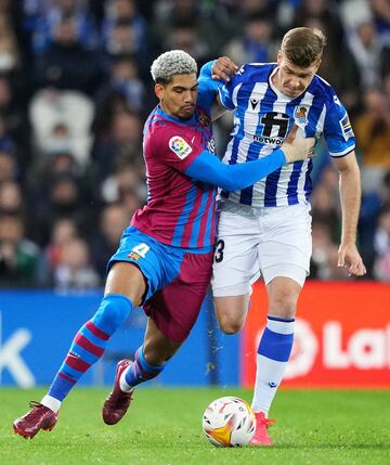 Ronald Araujo y Alexander Sörloth.