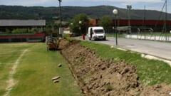 <b>A PLENO RENDIMIENTO. </b>Las obras de mejora de las instalaciones de Lezama se están desarrollando a buen ritmo.