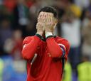 Cristiano Ronaldo falla penal en tiempo extra y rompe en llanto