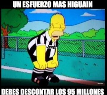 Las redes no perdonan el sobrepeso de Higuaín