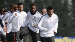Andrés Tello entrena en la 'Juve' con Tévez, Pogba y Evra