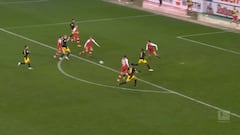 La dupla Haaland-Moukoko marca un golazo en el Dortmud