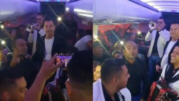 El concierto de Jhonny Rivera en pleno vuelo