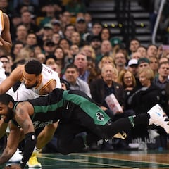 Alarma en los Celtics: la rodilla obliga a parar a Kyrie Irving