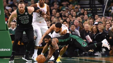 Alarma en los Celtics por problemas de Irving en la rodilla