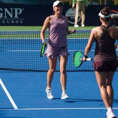La mexicana Giuliana Olmos se quedó cerca del título en dobles