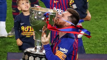 El Barcelona paseará sus trofeos por Latinoamericana a partir de marzo.