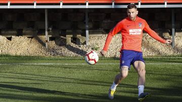 Lucas volvió a entrenarse ayer.