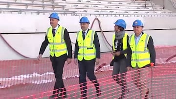 El Barcelona enseñó a los medios las obras del estadio Johan Cruyff