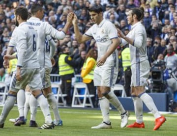 Morata marca el tercero del Real Madrid.