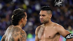 Falcao le responde a Dayro: “Te admiro y te respeto, goleador”