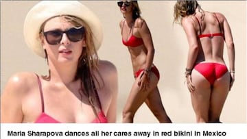 Maria Sharapova reaparece... en la playa de Los Cabos