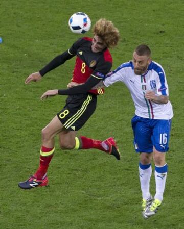 Fellaini y De Rossi. 