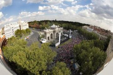 Las imágenes de la concentración de la Puerta de Alcalá